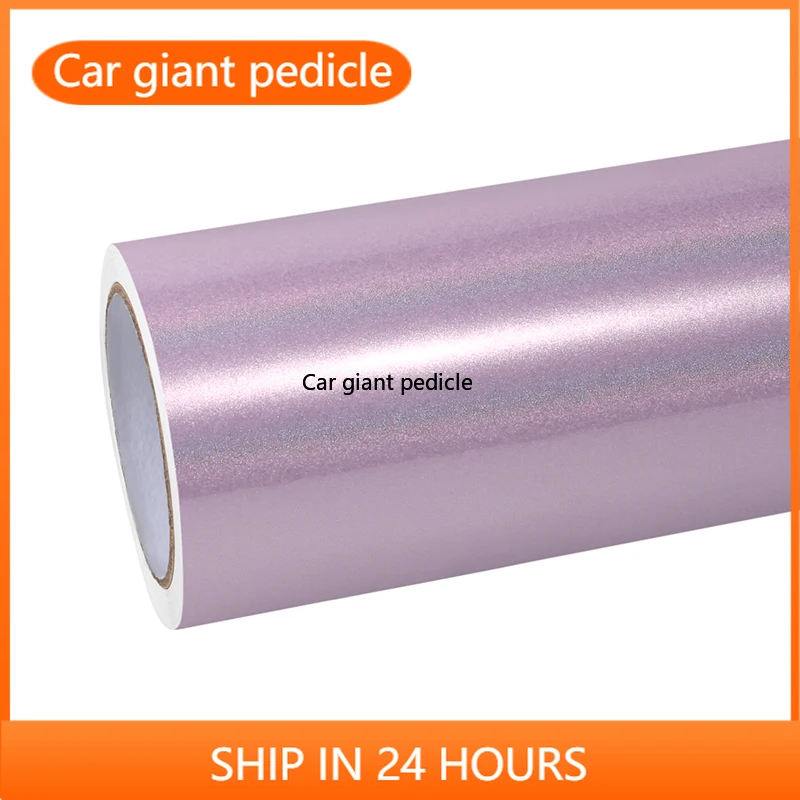 Highest qualityGloss Rainbow Rouge powder vinyl Wrap Film Car Wrap Film Non degumming Non fading quality Warranty 1.52M*17M roll