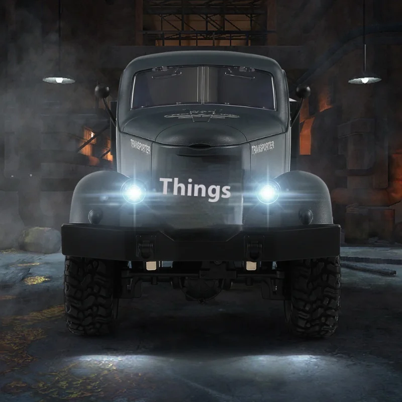 JJRC Q60 Q75 1:16 RCカー シミュレーション THAAD 六輪軍用トラックモデル オフロードクライミング 子供用RCカー おもちゃ クリスマスプレゼント