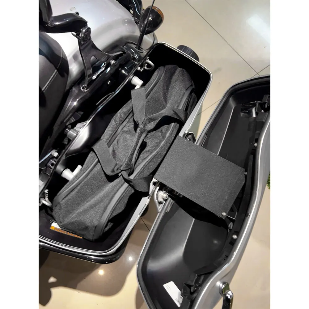 Für Touring-Modelle Street Glide Road Glide Electra Glide Road King mit harten Satteltaschen Motor Satteltasche Kühler Innengepäcktasche