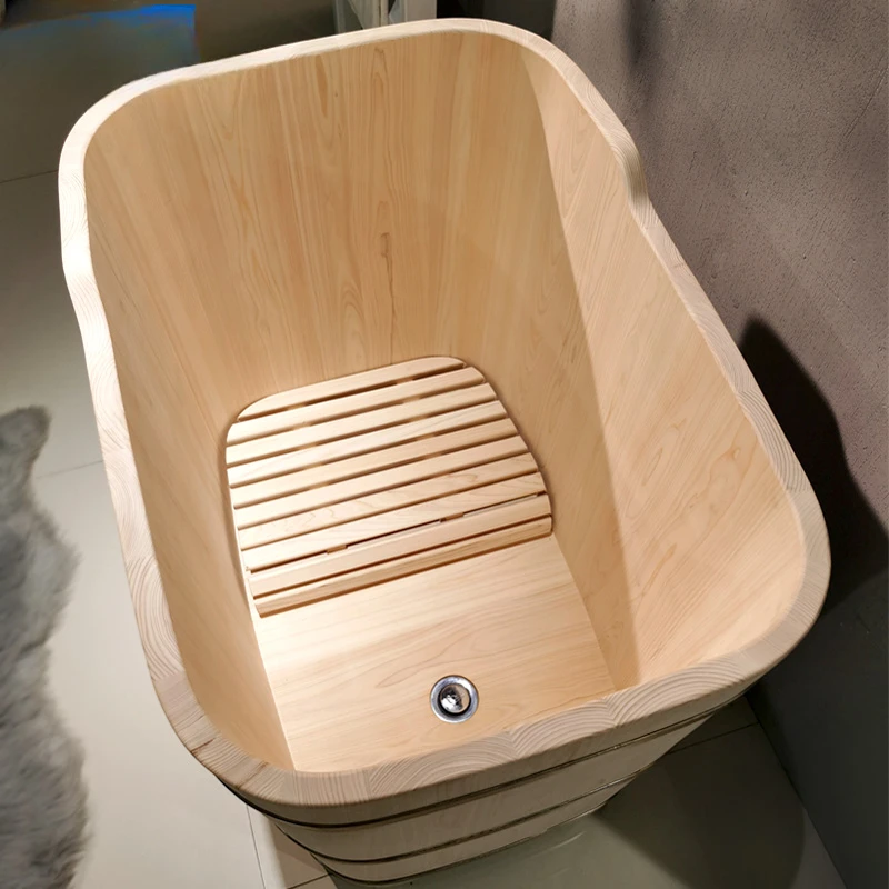 Spa Professional Pedicure Tub Sauna Wood Adult Bathtub Children Wooden Adults Mobile Outdoor Foot Washer Badewanne Bath Dog