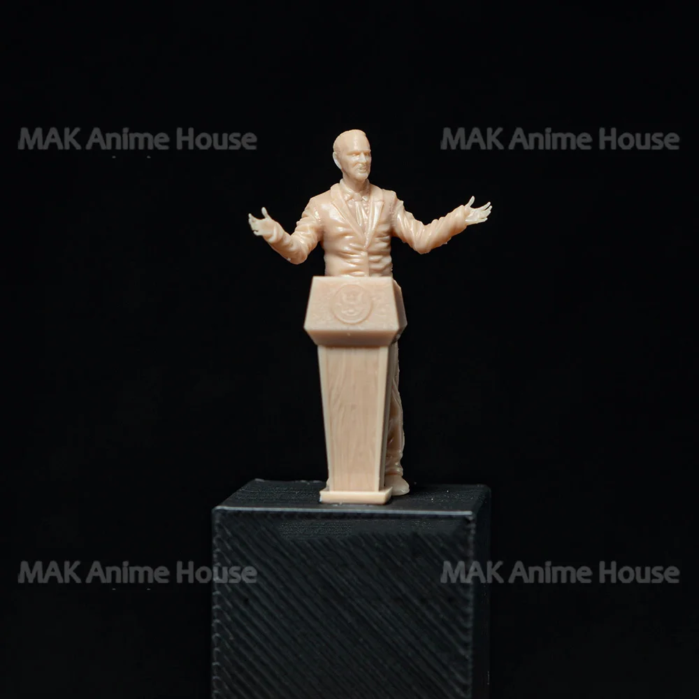Miniatures Figures 1/64 1/43 1/35Speaker Western World Federation Of Trade Unions Podium Resin Diorama Model Creative Scene Doll