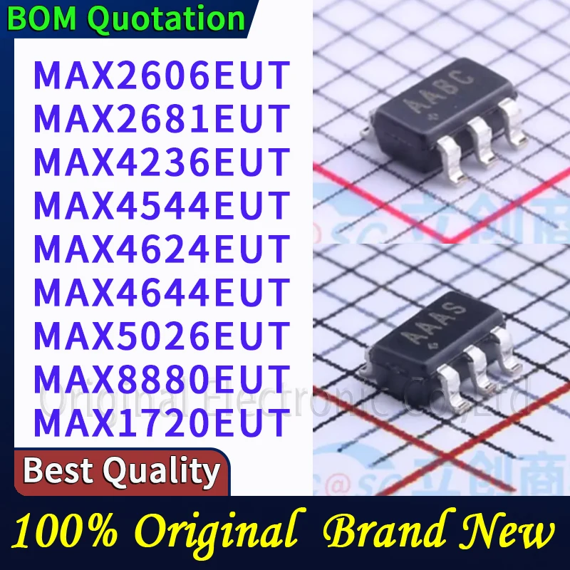 

MAX2606EUT MAX2681EUT MAX4236EUT MAX4544EUT MAX4624EUT MAX4644EUT MAX5026EUT MAX8880EUT MAX1720EUT/EUTG