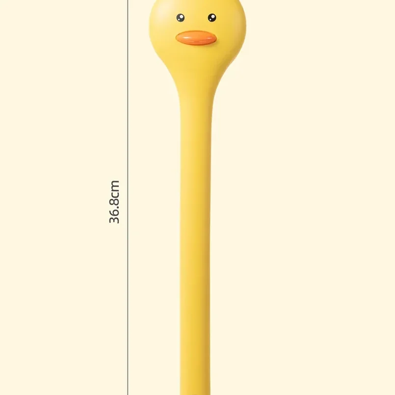 Cute Duck Long Handle Bath Brush Soft Bristles Bath Brush Skin Massager Shower Scrubber Exfoliation Body Cleaning Brush Bathroom
