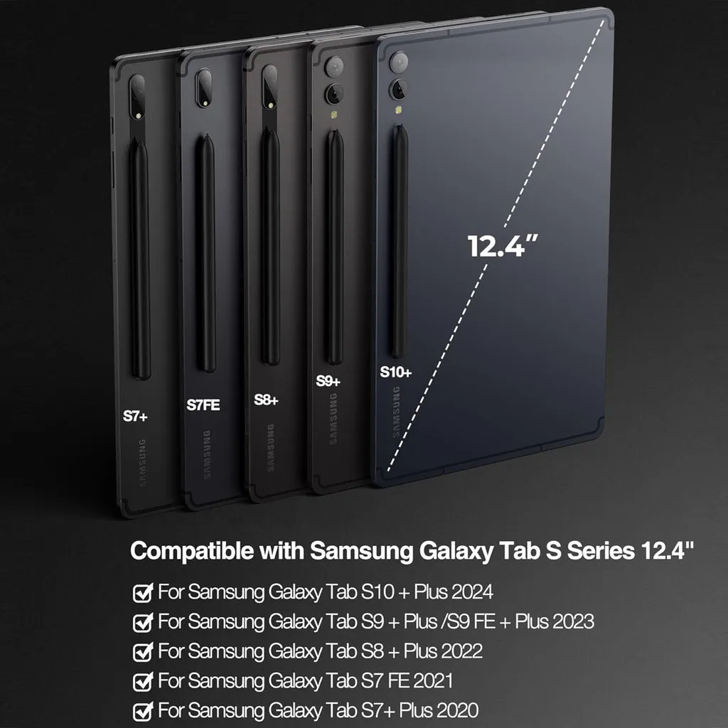 Dexnor for Samsung Galaxy Tab S10+ Plus S9+ S9 FE+ S8+ S7+ S7 FE Case 12.4