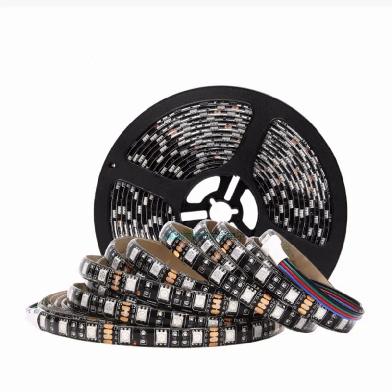 10개 12V 10cm 15cm 20cm 25cm 30cm 35cm 50cm 1m 5m LED 플렉시블 스트립 소프트 테이프 방수 IP65 IP30 노랑 빨강 초록 파랑 분홍