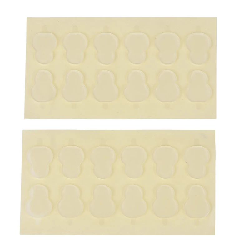 2 stuks zelfklevende dubbelzijdige nano-robuuste model vaste transparante tape voor poppendecor