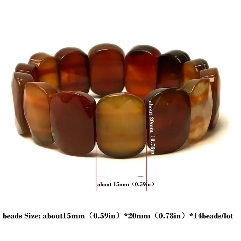 Natural Stone Green Peacock Agates Cutting surface Beads Bracelet Women Elegant Square block splicing Bangles Jewelry Gifts