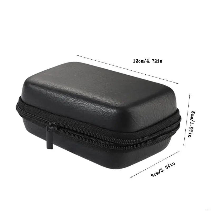 N2UE Leather Headphone Protective Cover Dust-proof for Shell Earphones Storage Cases Earphone Zipper Bags Spare Parts