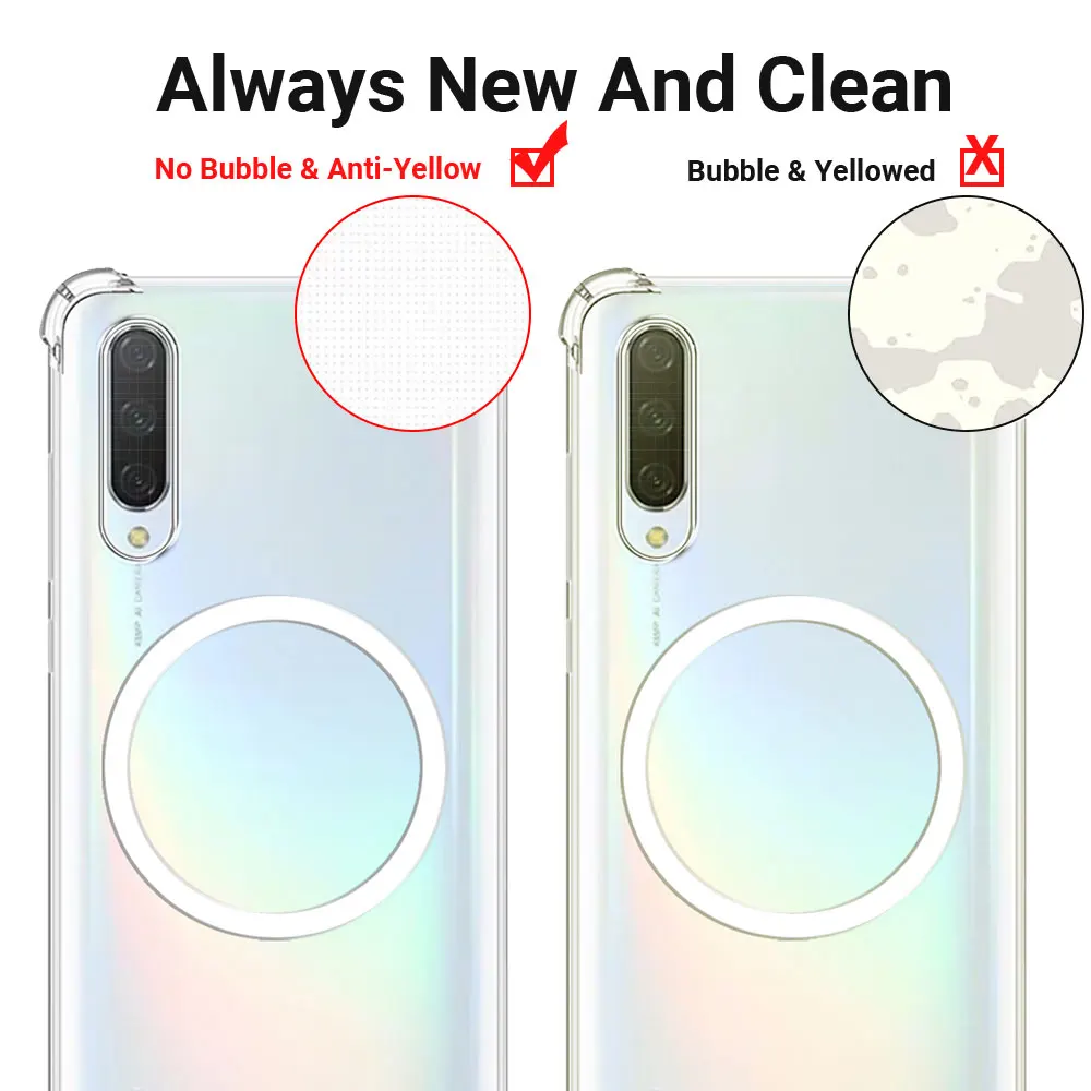 For Xiaomi Mi 9 Lite 9 SE A3 Lite Case Magnetic Ring Sticker Soft Silicone Phone Case Xiaomi 9T Pro CC9E Shockproof Clear Cover