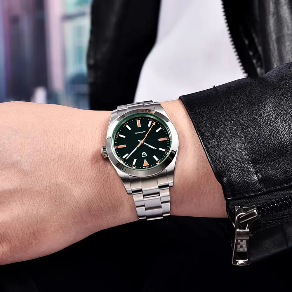 PAGANI DESIGN Diving watch NH35 sapphire mechanical automatic chronometer luxury business men watch 100M waterproof accessories