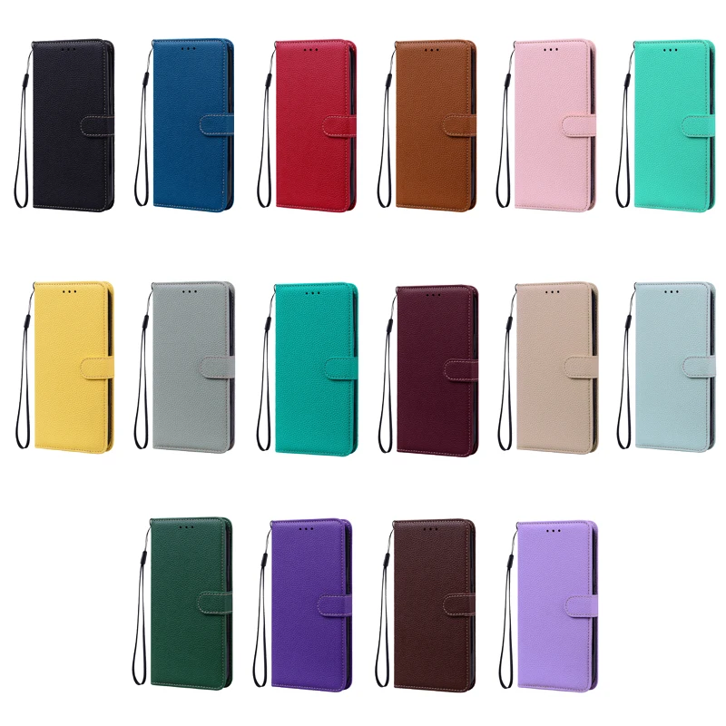 Book Wallet Leather Case For Samsung Galaxy A5 2016 2017 A520 A6 A8 Plus J8 A7 2018 A2 Core A42 A52 A72 A12 M12 Flip Phone Cases view 6