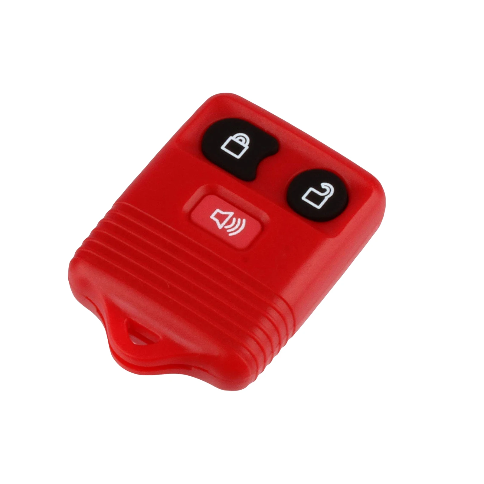 3 Button Red Key Shell Case Car Remote Vehicle Key Case No Circuit Board for Ford E-Series Ranger Expedition Lincoln Town