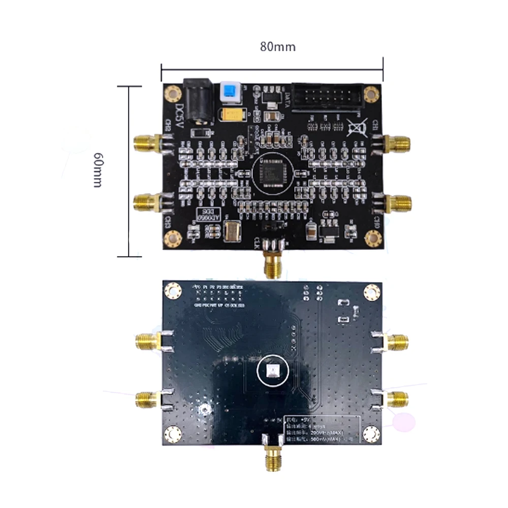 AD9959 DDS Module RF Signal Source Multi-channel Phase Adjustable Signal Generator