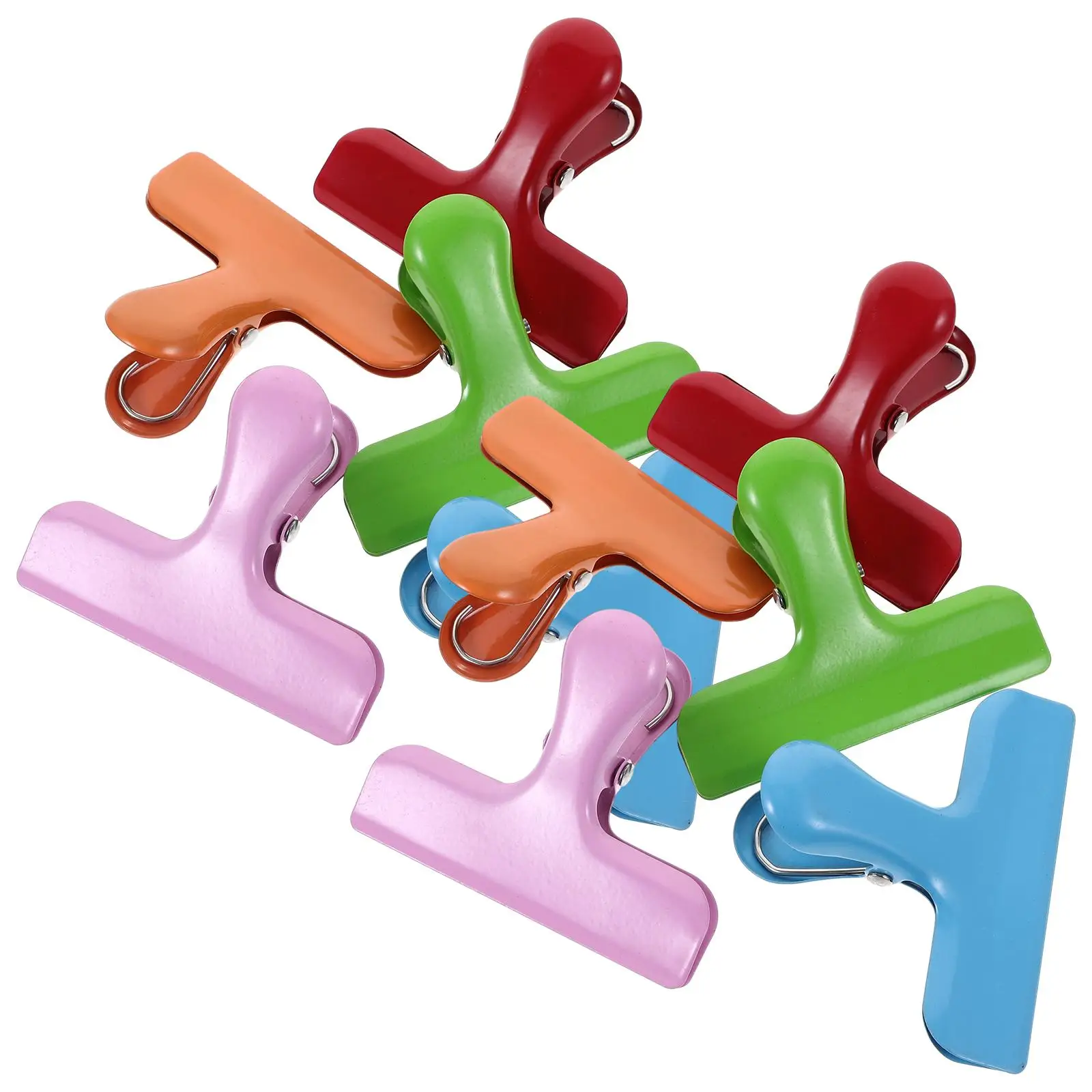 10 шт. уплотнительный зажим из нержавеющей стали, коробки для еды, ланч-боксы, зажимы для сумок в мультяшной форме