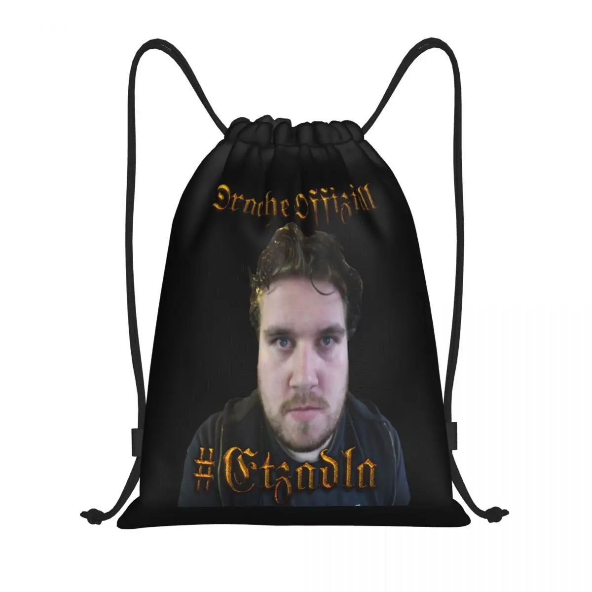 Drachenlord Rainer Winkler Drawstring Backpack Sports Gym Bag for Men Women Shopping Sackpack