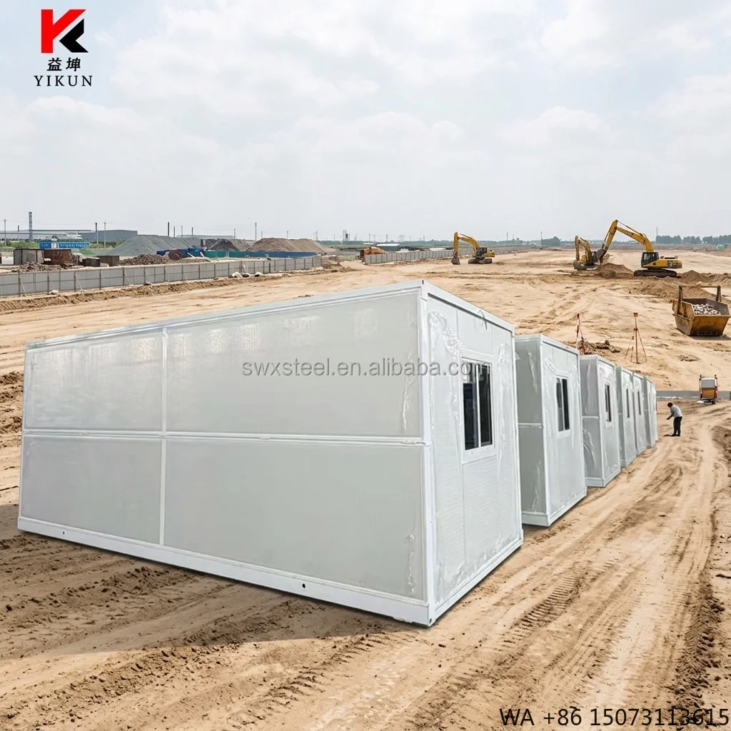 Heat Insulation Flat Pack Container Tiny Homes Container House with Bathroom and Kitchen