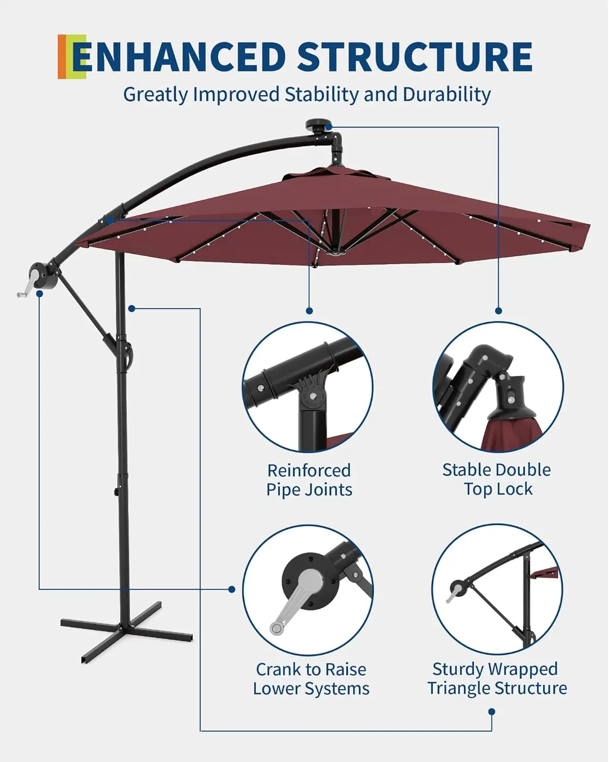 Thumbnail 3 - #16 Best Cantilever Garden Umbrellas to Buy In 2026