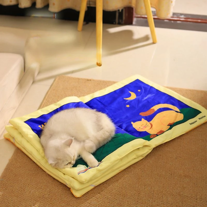 Creative Pet Cat Mattress, Cartoon Cat Sleeping Mat, Four Seasons Cartoon Dog Mattress, Comfortable Home Household Pet Products