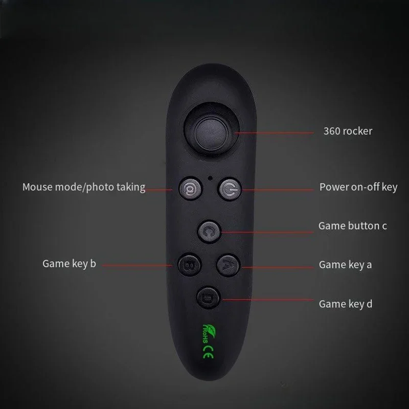 Remote Control Mobile Phone VR Glasses Wireless Android Smart Phone Gamepad Remote E Book Page Turning Lever