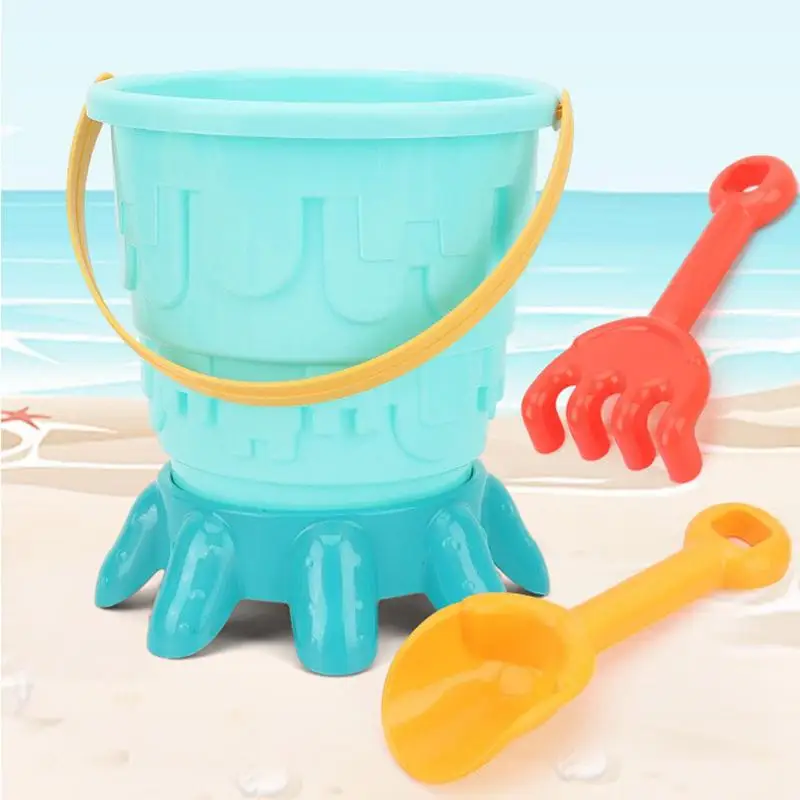 Jouets de sable de plage, ensemble de moules de plage de voiture de poulpe, seau de plage, Kit d'outils de pelle de plage, jouets de bac à sable, jouets d'extérieur pour enfants, jeu d'eau