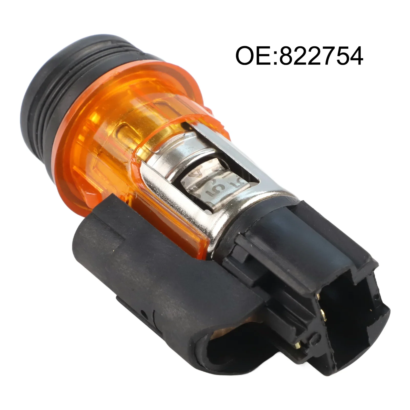 OEM 822754 Black Orange 12V Car Socket Abs Material Easy Installation Fit For 206 Fit For 308 Fit For 406 Fit For 607