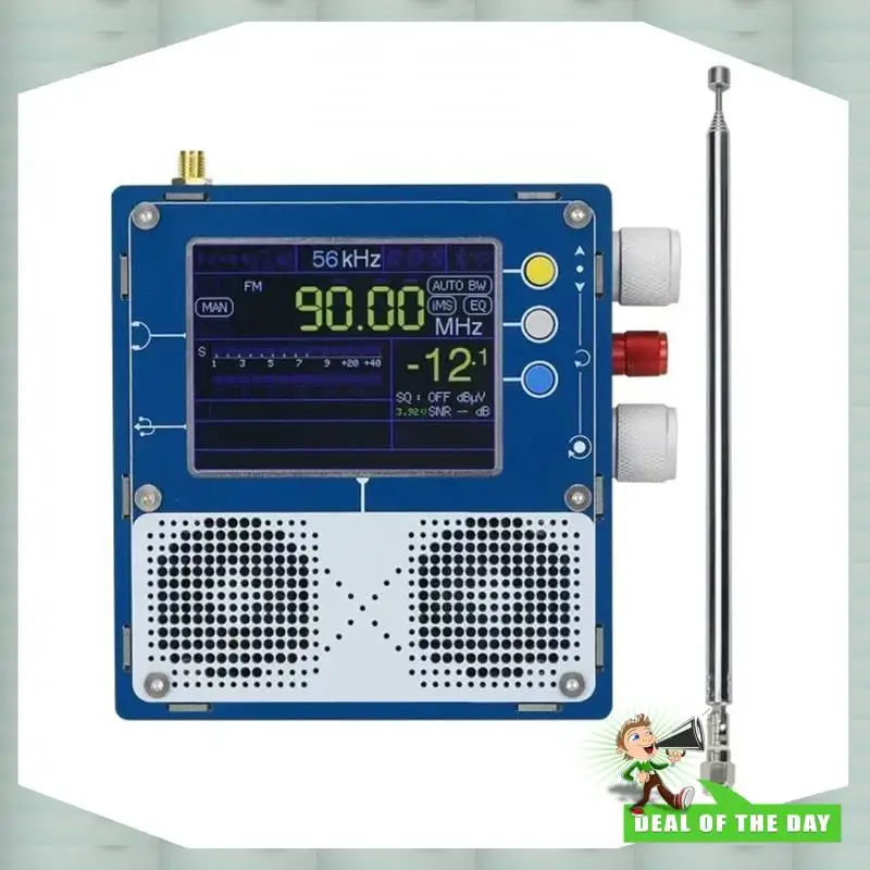 24-Hour Delivery TEF6686 Full Band Radio With DSP MW SW FM, 3.2-Inch Screen, LNA Amplifier And Firmware Update Support