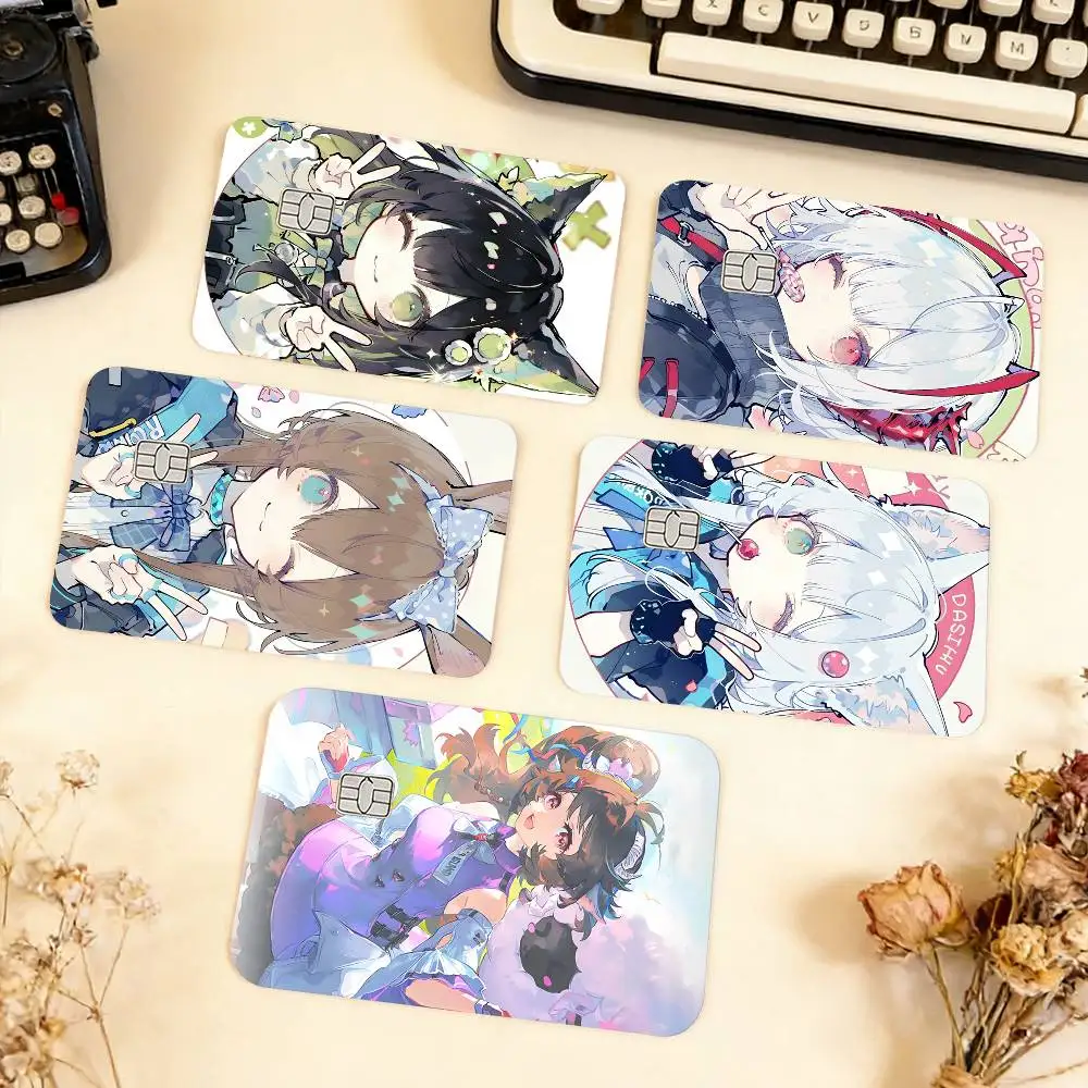 

A-Arknight E-Enfield G-Game Waterproof Film Skin Cover Credit Card Stickers Debit Front Bank Bus Pass