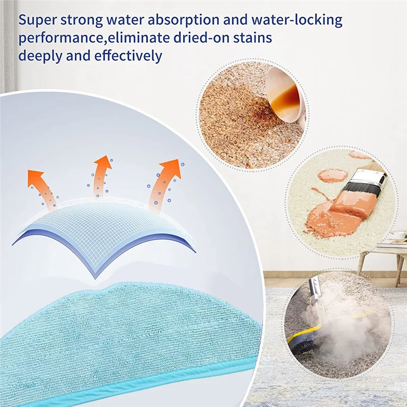 Y59A ل Cecotec Conga 9090 جهاز آلي لتنظيف الأتربة قابل للغسل ممسحة القماش استبدال أجزاء تنظيف تنظيف القماش #4