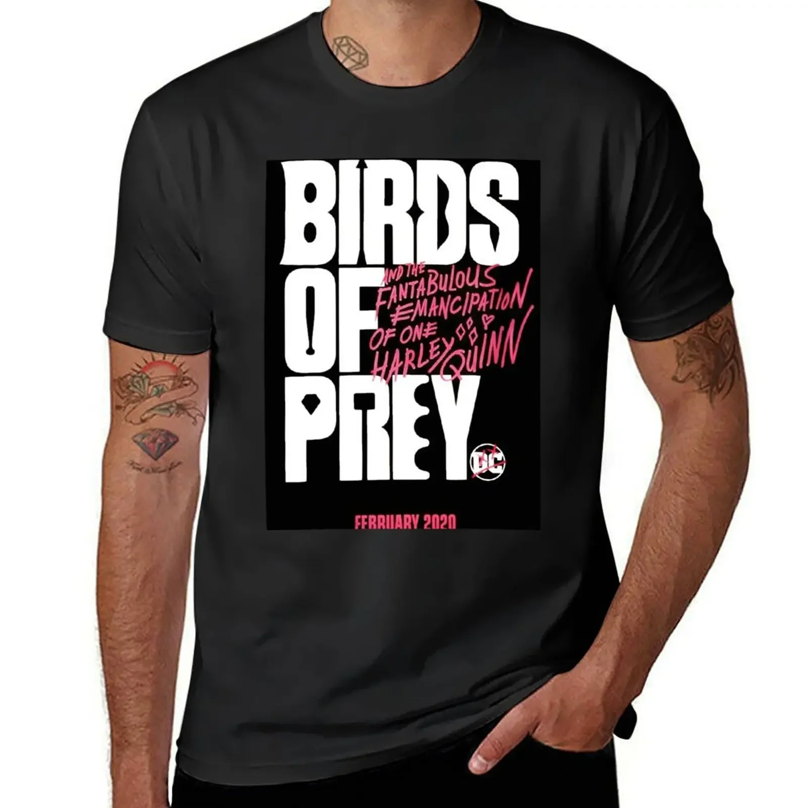 

Birds of Prey s T-Shirt shirts graphic tee plus size clothes black t-shirts for men