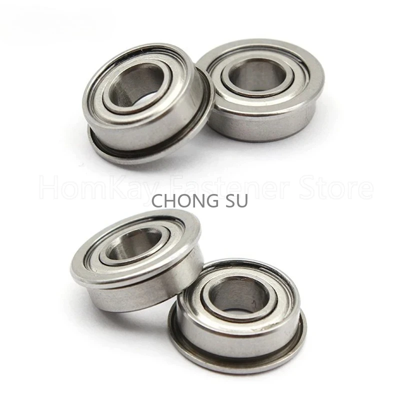 Flange Bearing ID 10mm - 25mm OD 15mm 42mm Thick 4 - 9mm Deep Groove Ball Bearing F6003 F6700 F6800 F6801 F6802 F6905 ZZ/2RS