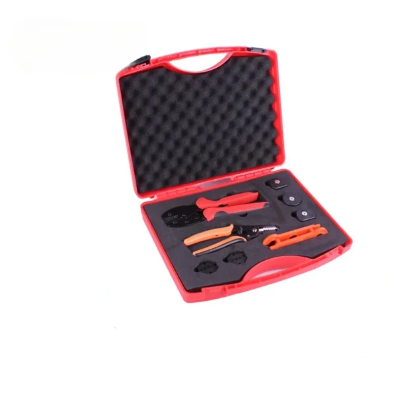 hand tool set 2546B-5A2 contain Solar crimping tool,MC3 TYCO die and fiber optic