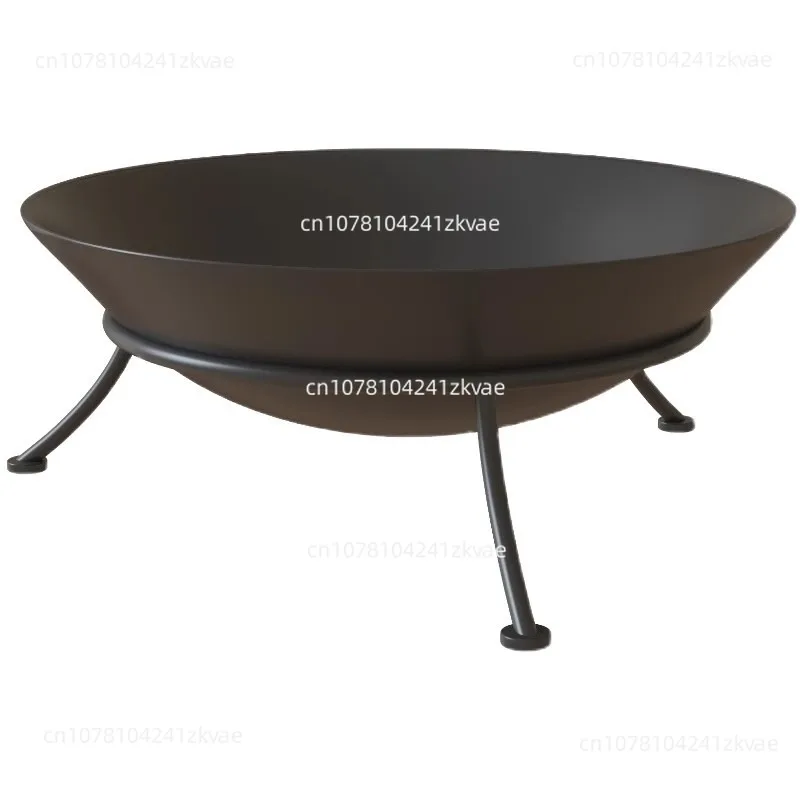 

Diameter 47 Cm Steel Large Fire Bowl Cast Iron Firepit Garden Fireplace Outdoor Fire Pit Terrace Camping Heating