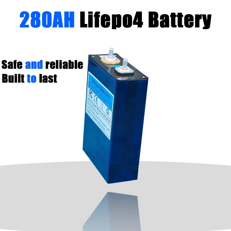 NEW 3.2V  280Ah LiFePO4 Battery Rechargeable Cells for Solar Energy DIY Lithium Battery Pack Home Power 12V24V48V60V in Stock