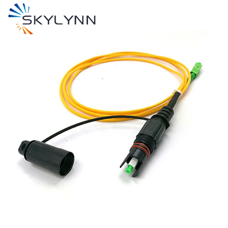 2/5 PCS SC/APC IP67 Waterproof Fiber Optic Patch Cord 1 Meter Single Mode Compatible With HUAWEI/CORNING Equipment