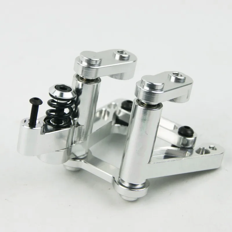 Conjunto de direção de metal durável, compatível com carros modelo de controle remoto HPI BAJA 5B/5T e Rovan KM