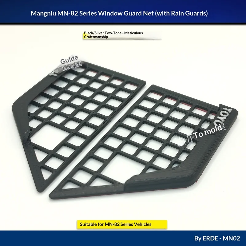 MN Model Window Guard Mesh Rain Shield For MN 82 82S 82T RC Car Upgrade Modification Parts