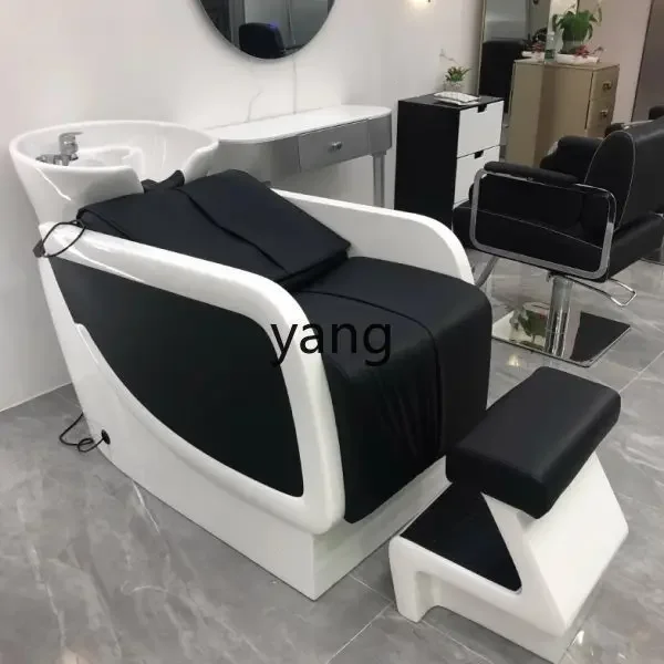 yjq intelligent electric barber shop hair salon special hair salon Thai automatic flushing machine