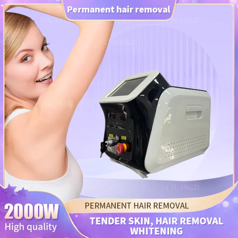 Painless 3 wavelength 808nm diode laser hair removal machine Rejuvenator effective hair removal machine 808 hair removal machine