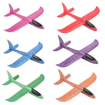 Large Foam Plane Glider Hand Throw Airplane Inertial EPP Bubble Planes Outdoor Launch Toys