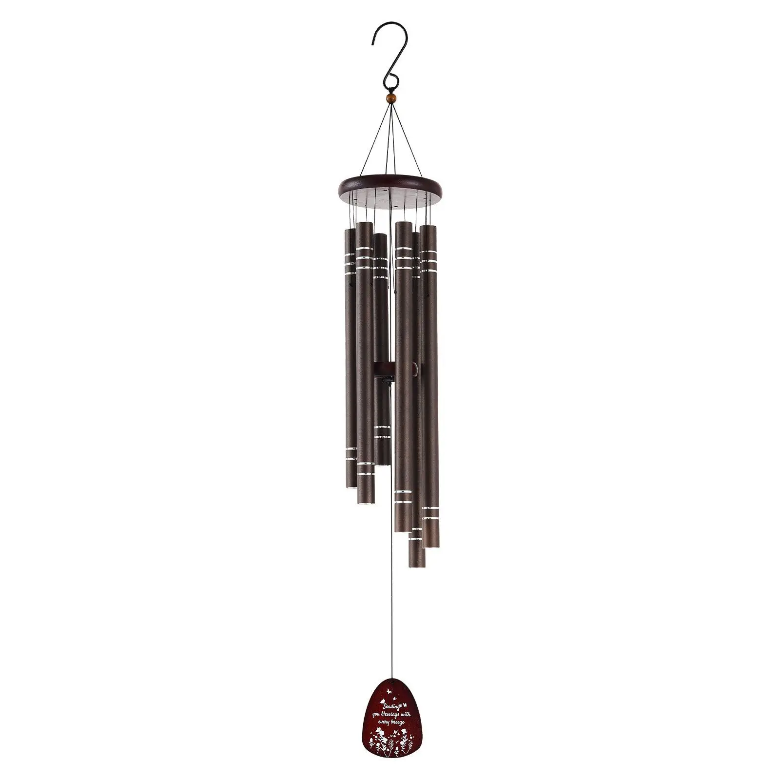 

Wind Chimes for Outside 42-Inch Aluminum Memorial Deep Tone Wind Chimes