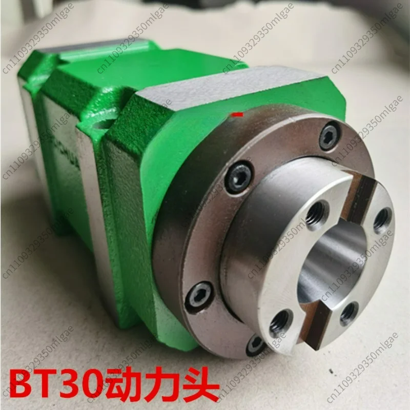 For BT30 Mini Milling Head Machine Tool Spindle Power Head, Boring Milling Drilling Tapping Unit for Drilling Milling Machine