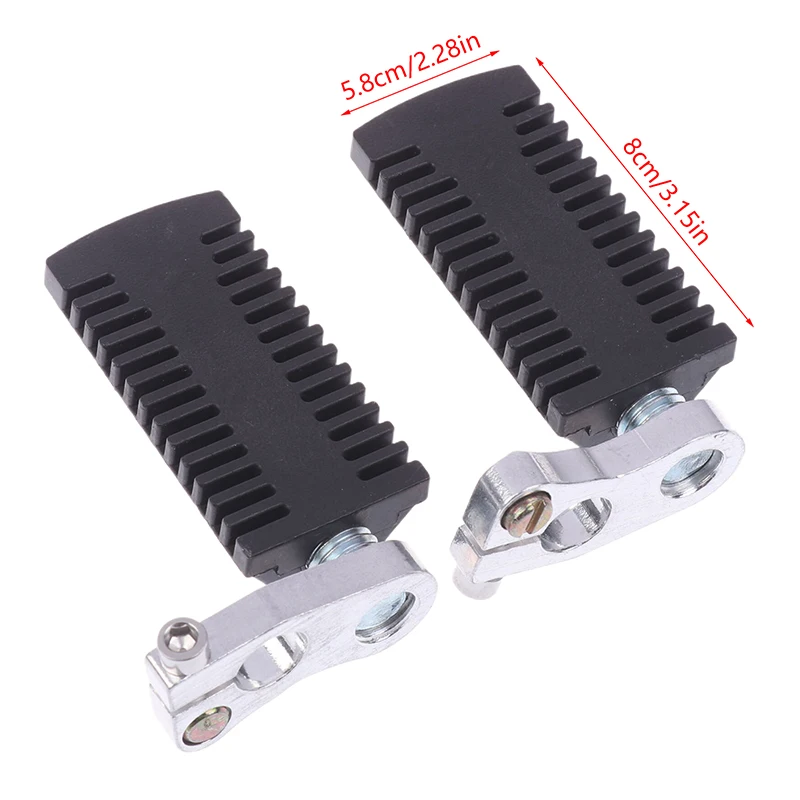 1 Pair Motorcycle Rear Foot Pegs Rests Pedals For 47cc 49cc Mini Pocket Bike Original Rear Footpegs Accessories