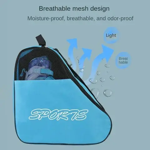 स्की बैग, हवादार स्केट्स स्टोरेज हैंडबैग, रोलर स्केट्स बैग, रोलर होल्डर, स्केट स्पीड स्केट्स बैग, वयस्क स्पोर्ट्स स्कीइंग बैग 10 best sales रोलर स्केट बैग - №1