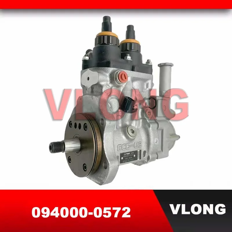 HP0 High Pressure Fuel Pump For Komatsu PC400-8 PC350-8 Excavator SA6D125 6D125-5 6D125E-5 6251-71-1122 6251-71-1123 094000-0572