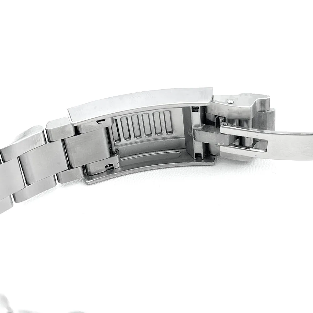 39-mm-Uhrenarmband aus Metall für Herren, passend für das VK63-Uhrwerk, mit Saphirglas, in den Farben Silber, Roségold und Schwarz, Uhrenzubehörteile. – Detail 6
