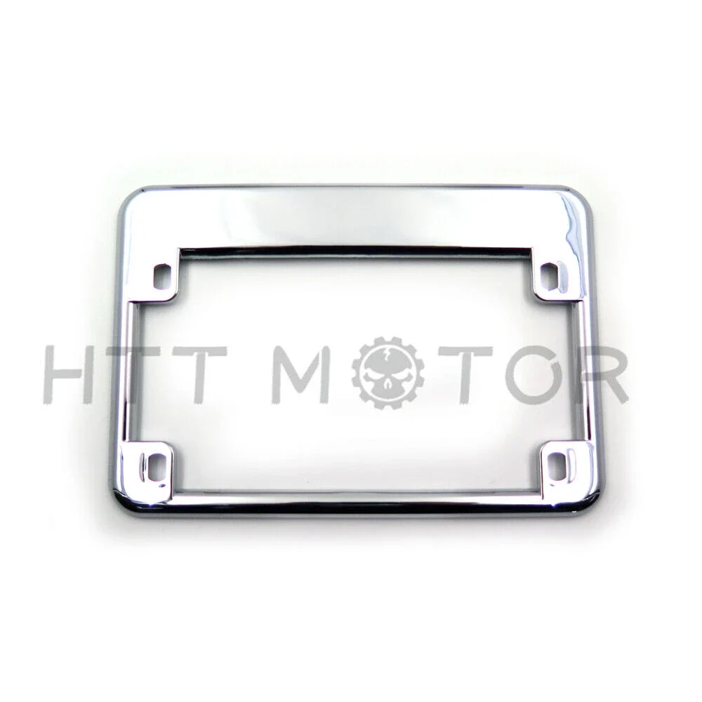 Motorcycle License Plate Frame Surround Cover Universal For Harley/Suzuki/ Yamaha/ Springer Aftermarket Motorcycle Parts