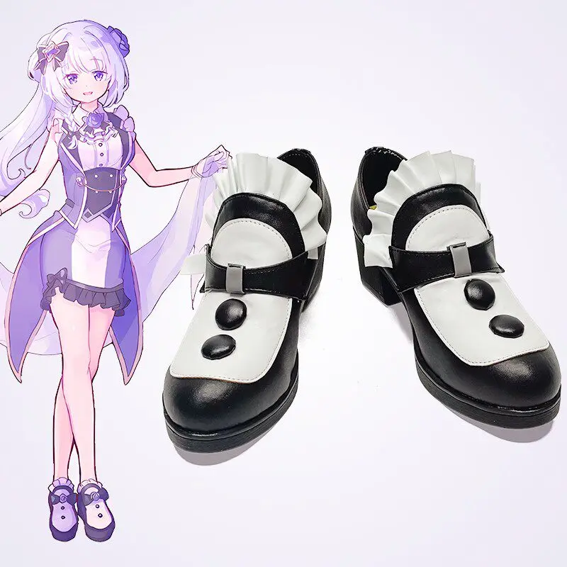 Anime Magia Record: Puella Magi Madoka Magica Side Story Yakumo Mitama Cosplay Shoes PU Leather Boots For Halloween Carnival