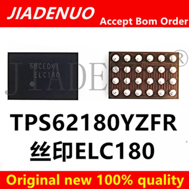 (1 szt.) 100% oryginalny nowy dysk twardy zasilacz IC U9080 TPS62180YZFR TPS62180 druk jedwabny ELC180 BGA Chipset