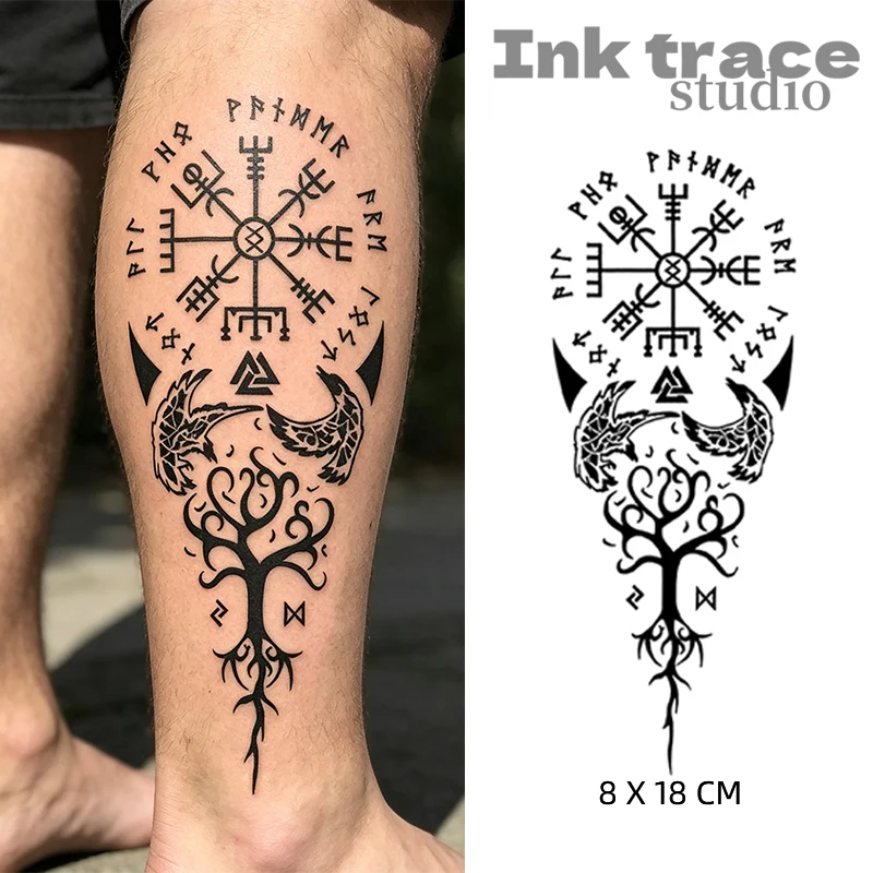 1/2PCS Waterproof Roc Bird Temporary Tattoo Sticker Semi-Permanent Magic Fake Tattoo Lasts up to 15 Days