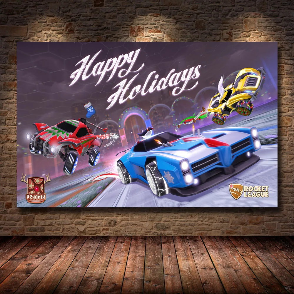 Adventure Game Popular Online Games Rocket League Posters Wall Art Picture Decorative Canvas Painting for Living Room Home Decor